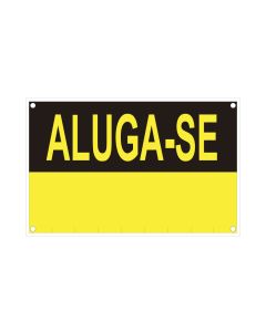 Rotulo "aluga-se" (pvc 0.4mm) 45x70cm normaluz