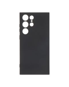 Carcasa negra de plástico soft touch para samsung s23 ultra