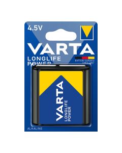 Pila varta alkalina longlife power 3lr12 (blister 1 unid.) 62x22x67mm