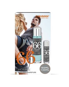 Estuche eau de parfum caravan nº 66, 150 + 30 ml señor