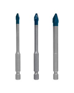 Set de 3 brocas expert hex-9 hardceramic medidas: 5, 6, 8mm 2608900595 bosch