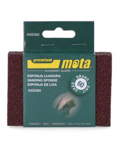 Lija de esponja alumina grano 60 axe060 mota