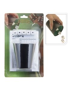 Vaso (cubilete) para juego de dados