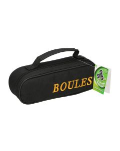 Set 3 bolas de petanca metalicas con funda de transporte