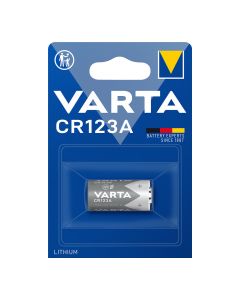 Pila varta lithium cr123a 3v (blister 1 unid.) ø17x34,5mm