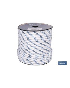CUERDA TRENZADA POLI 8MM 50 MTS COFAN