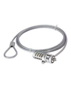 Cable antirrobo para portatil con combinacion 4 cifras logilink