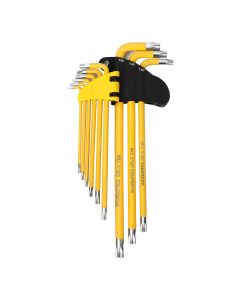 Llaves torx largas de seguridad, juego de 9 piezas