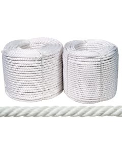 ROLLO CUERDA NYLON MATE 14MM-100MT BLANC