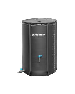 Depósito recolector para agua de lluvia plegable, capacidad de 250 l. ø 60 x 90 cm