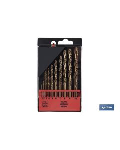 ESTUCHE BROCAS HSS-CO - MEDIDAS: 1 - 10 mm (10 pcs.) COFAN