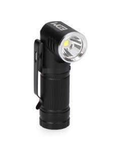 Mini linterna led 8w 450lm.cuerpo aluminio, cabezal direccionable. recargable