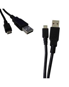 Cable conector de usb a micro usb 1,8m compatible samsung, sony, huawei, lg