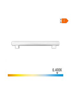 Linestra led 2 casquillos s14s 7w 750lm 6400k luz fria 300x30x47mm edm