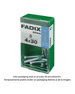 Caja s 8 unid. tornillo metrica cp m 4x30mm fadix