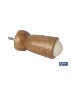 TOPE DE MADERA PARA PUERTA 60 MM VENTA UNITARIA COFAN