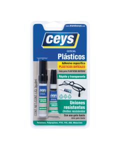 Ceys especial plasticos dificiles 3g+4ml 504114