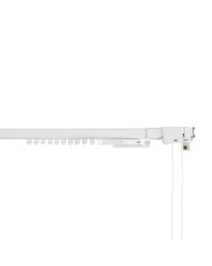 Riel reforzado extensible 160-300cm blanco cintacor - storplanet