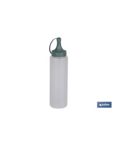 BOTELLA ACEITERA MODELO ALBAHACA  250 ML VERDE AGUA  5X20cm venta unitaria COFAN