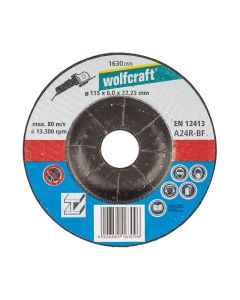 Disco desbaste ø115x6,0x22,23mm. 1630099 wolfcraft