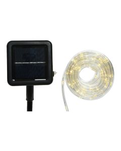 Tubo luminoso solar 4,95m 100 leds luz cálida lumineo