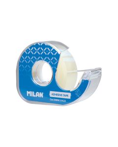 Blister cinta adhesiva transparente 19mm x 33m con dispensador milan