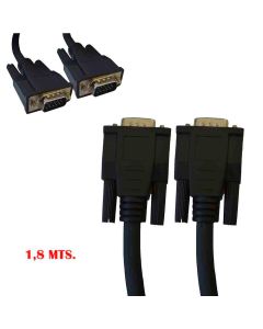 Conexion super vga macho macho 1,80m