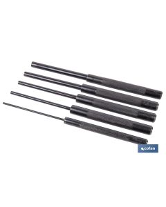 CONJUNTO 5 PCS BOTADOR CILÍNDRICO LARGO 3-10 MM COFAN