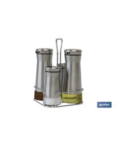 SET ACEITERA  INOX 230ml-120ml COFAN