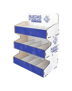 Expositor sobremesa cualitys rodes por la compra de 199€ productos quality rodes