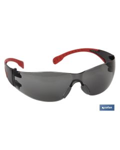 GAFAS SEGURIDAD SUPER LIGERA 18Grs LENTE OSCURA COFAN