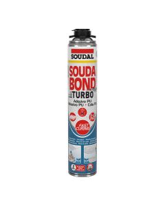 Espuma adhesiva turbo soudabon turbo pistola 750ml soudal