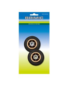 Blister con 2 rodamientos para mampara rd1 ø26mm ne 91338 edm