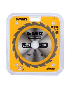 Disco corte ø165x30mm 18t (ac) dt1936-qz dewalt