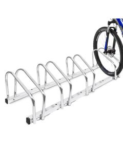 Soporte de suelo para bicicletas cuatro plazas