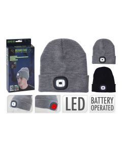 Gorro con luces led colores surtidos 60lm