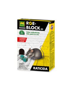 Raticida roe-block plus 260g 231534 massó