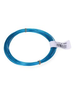 Rollo alambre aluminio ø1,5 mm 5 m azul claro