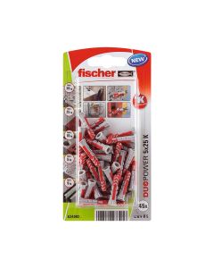 Blister 45 tacos duopower ø5x25mm 534992 fischer