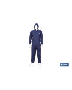 BUZO CON CAPUCHA TIPO 4, 5 Y 6 AZUL TALLA XXL COFAN