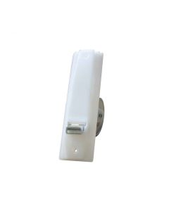 Recogedor con placa blanco sistema maxi 25x165x140mm (140x155mm) schellenberg