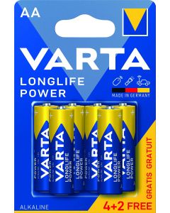 PILA ALC.4906-LR-06 AA BLIST(4+2) VARTA