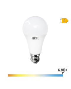 Bombilla standard led e27 24w 2700lm 6400k luz fria ø7x13,6cm edm