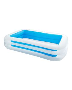 Piscina rectangular 2 aros 262x175x56cm 2 cámaras de aire. intex