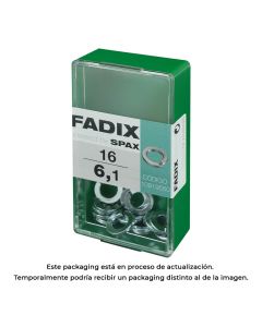 Caja s 16 unid. arandela presion 6,1mm fadix