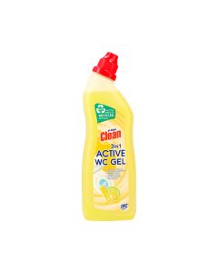 Limpiador wc 3 en 1 limón, 750 ml