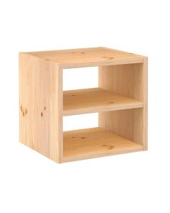 Estanteria modular 1 cubos + balda intermedia dinamic pino macizo 36,2x33x36,2cm astigarraga