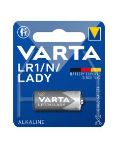 Pila varta alkalina lr1 lady 1,5v (blister 1 unid.) ø12x30,2mm