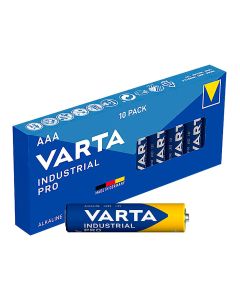 Pack de 10 pilas aaa lr03 varta industrial pro ø10,5x44,5mm