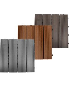 BALDOSA COMPOSITE 30151 30X30X2CM MADERA